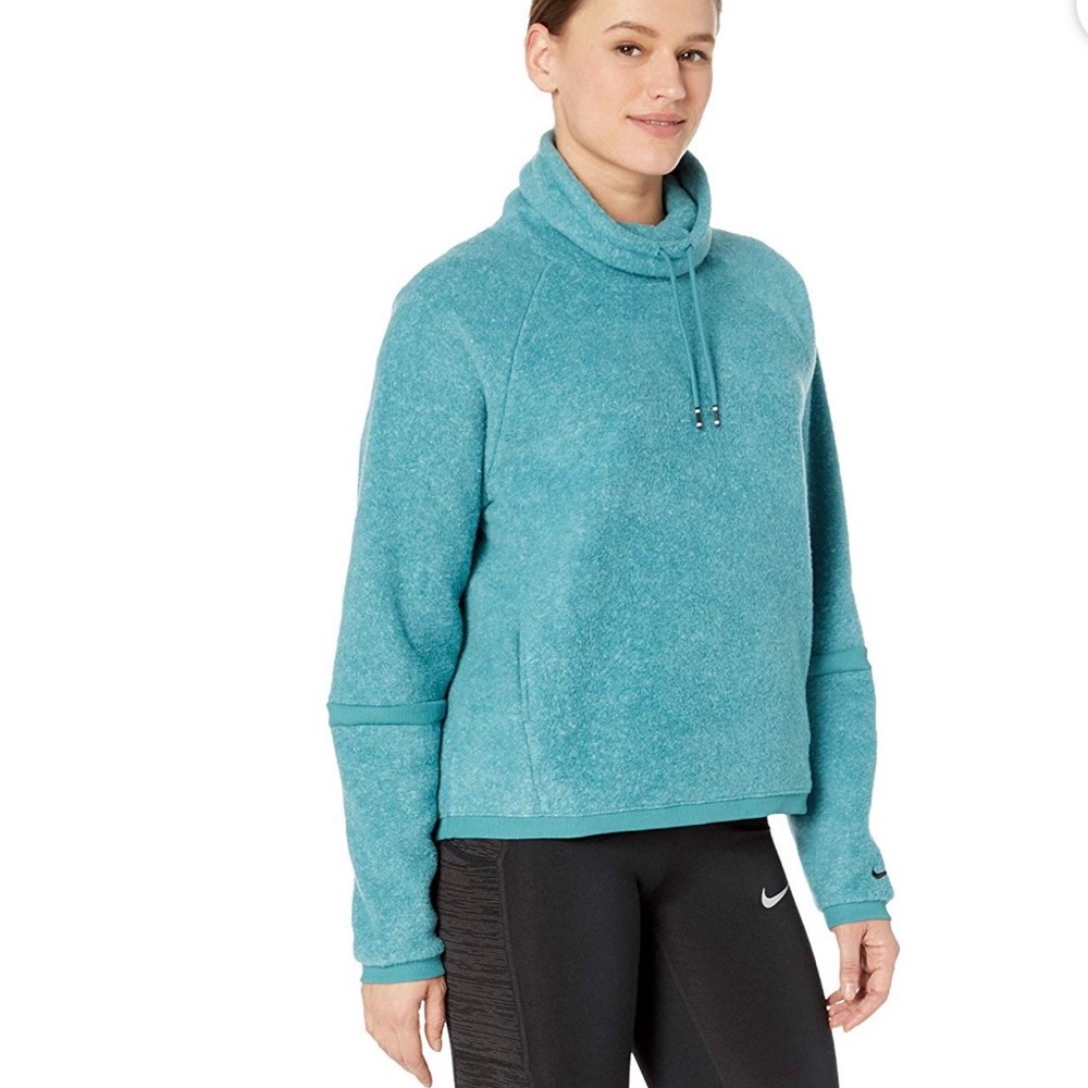 Nike Blue Cowl Neck Sweater